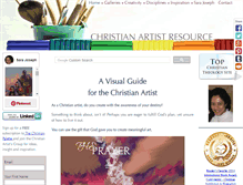 Tablet Screenshot of christian-artist-resource.com